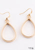 Boho Earrings, RH Dangle Earrings, Heart Loop
